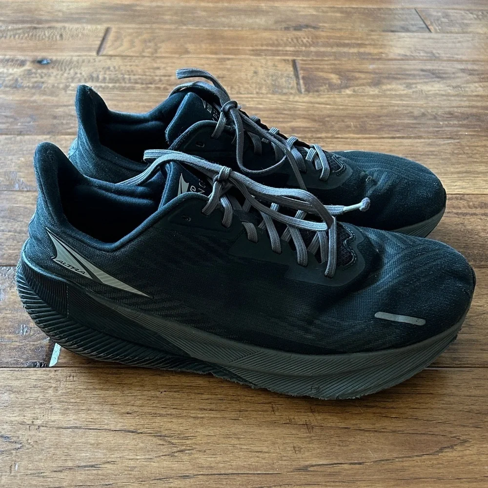 Altra FWD Experience Running Shoes Foot Shape Black Mens Size 9